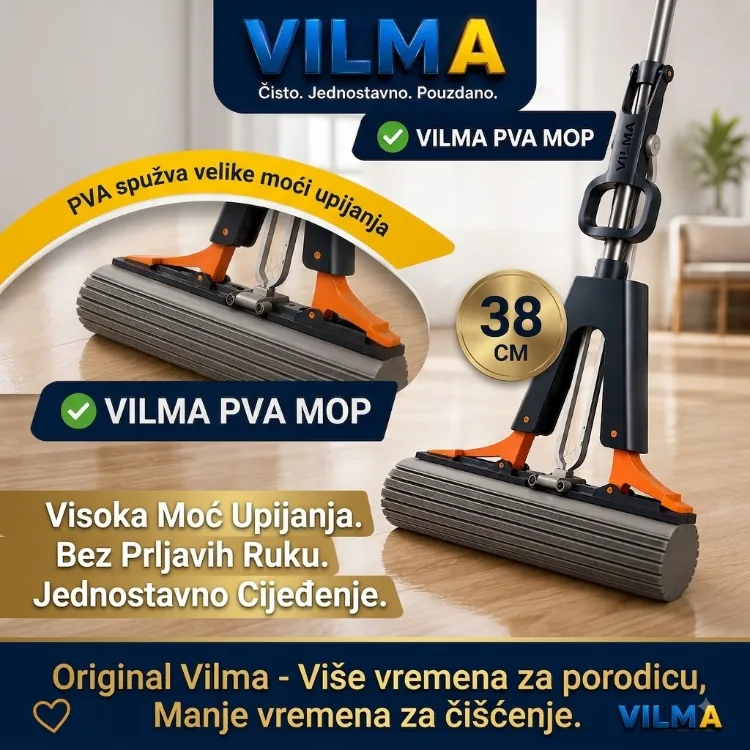 Vilma PVA mop, širina spužve 38 cm